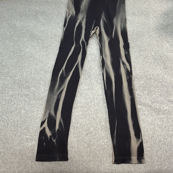 Anwnd Catsuit Bodysuit Small Ribbed Marbled Yoga Dance - Picture 6 of 10